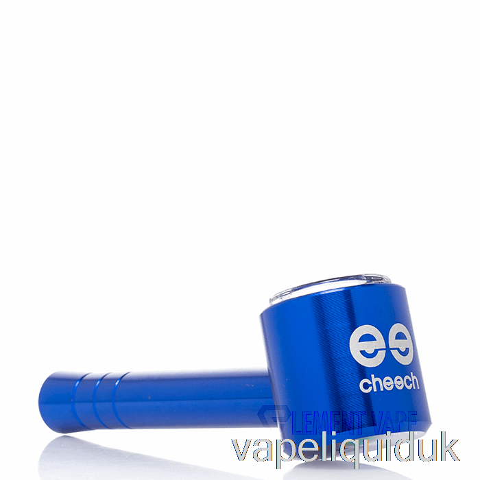 Cheech Metal Encased Sherlock Hand Pipe Blue Vape Liquid